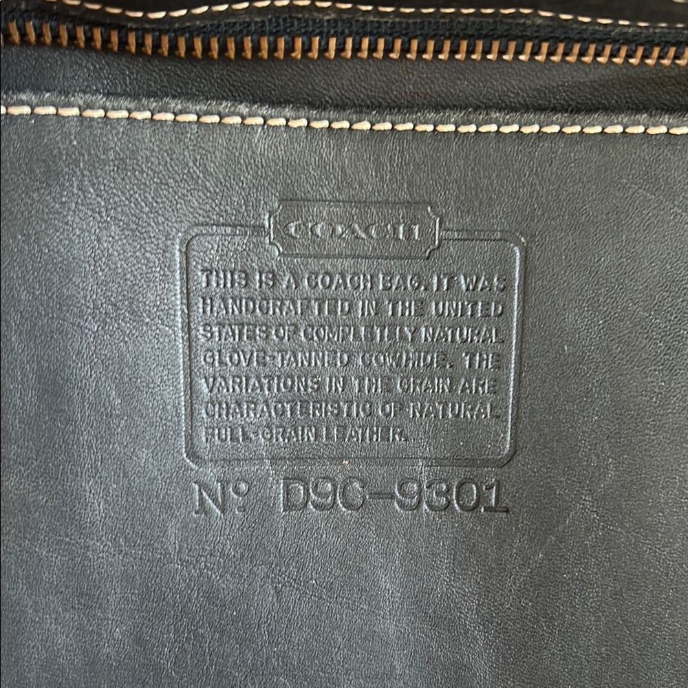 All Leather Coach 9301 Handbag